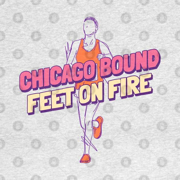 Feet on Fire - Chicago Marathon by ThreadsVerse